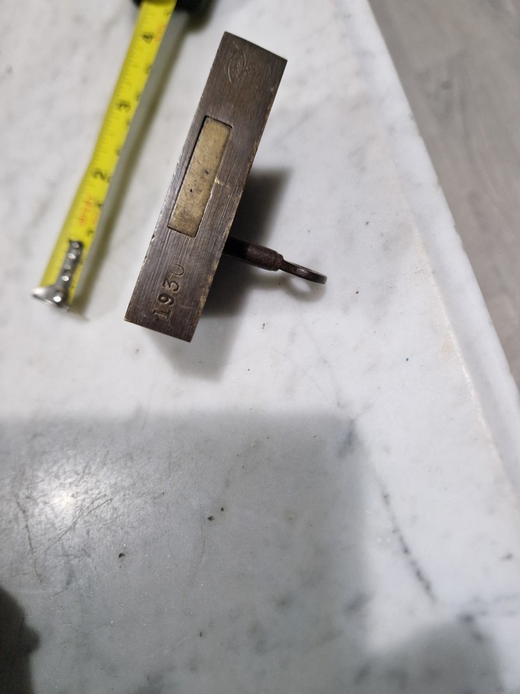 Vintage Working Lock With Key