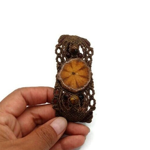 Unisex Bracelet Woven Macrame Thread Water Resistant Cusco