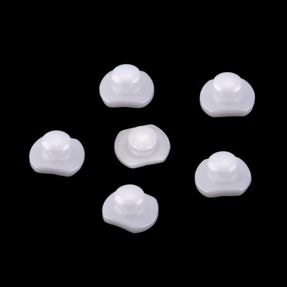 Dental Orthodontic Composite Ceramic Lingual Button Bondable Rectangular/Round