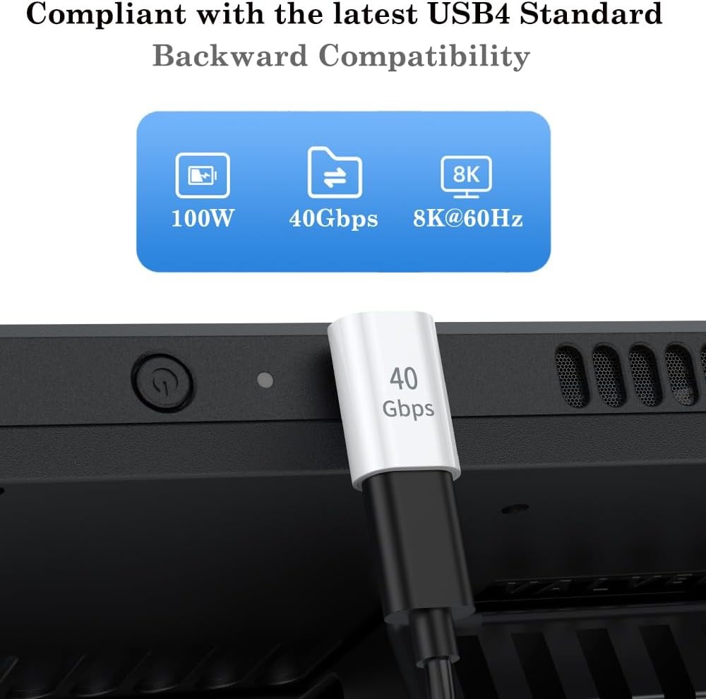 AuviPal USB C 90 Degree Adapter (2 Pack), Up and Down Right Angle L White