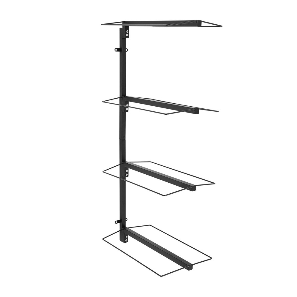 4-Tier Wall-Mounted Saddle Rack for Tack Room - Space-Saving Design