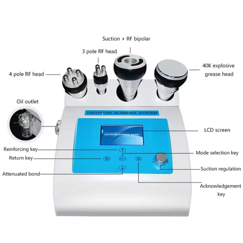 40K Multipolar Wrinkle Removal Rf Machine Body S Shape Slim Machine