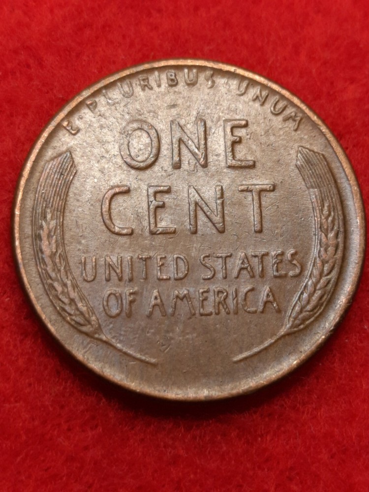 1957 D/D RPM Error Lincoln wheat cent#79