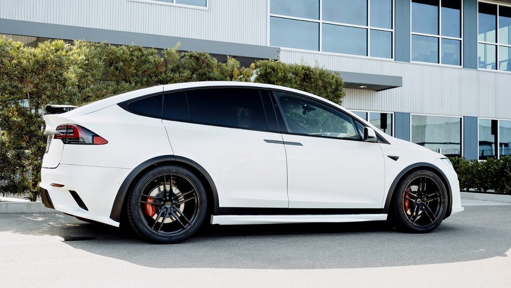 Tesla Model X Evolution Lowering Links Set 2013 To 2020 (Precision Adjustment)