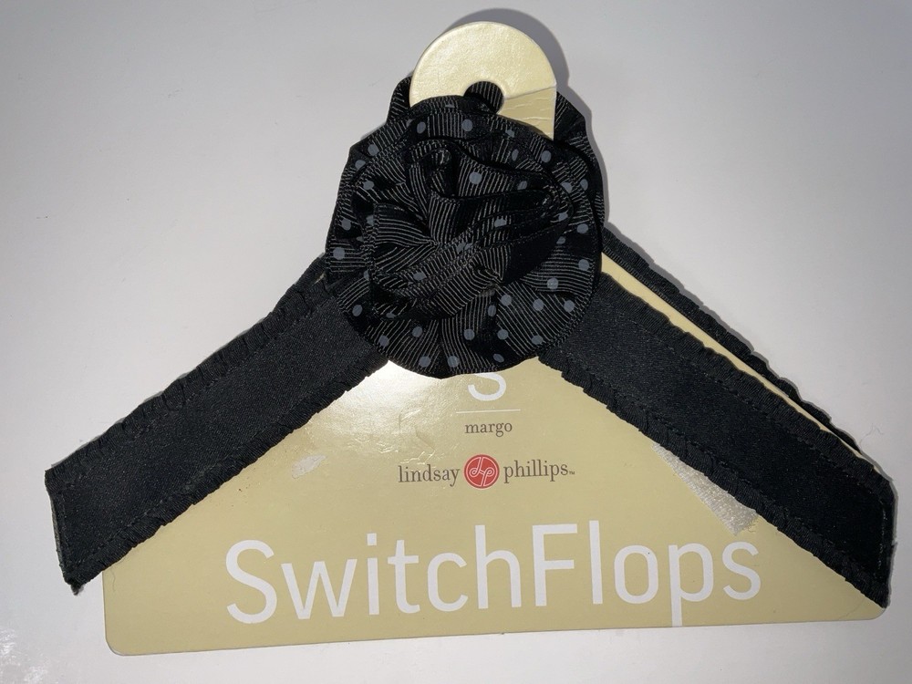 NIP Lot 4 Lindsay Phillips Switch Flops Interchangeable Flip Flop Straps Small