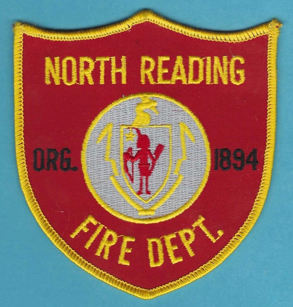 NORTH READING MASSACHUSETTS FIRE RESCUE PATCH