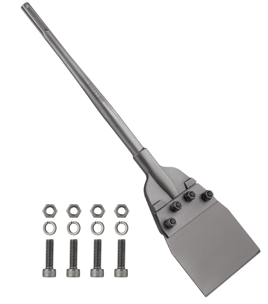 6 Inch SDS Max Floor Scraper Thinset Removal Chisel Bits for Rotary Hammer Drill