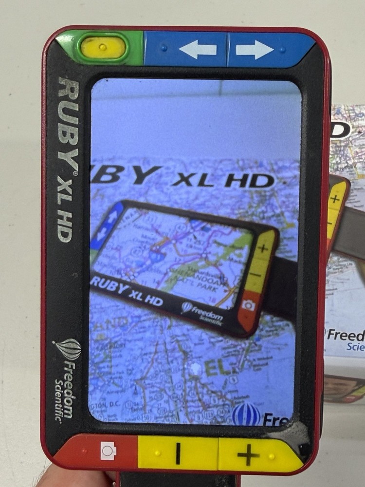 Freedom Scientific RUBY XL HD Handheld 5'' Video Magnifier - Tested - Read Desc!