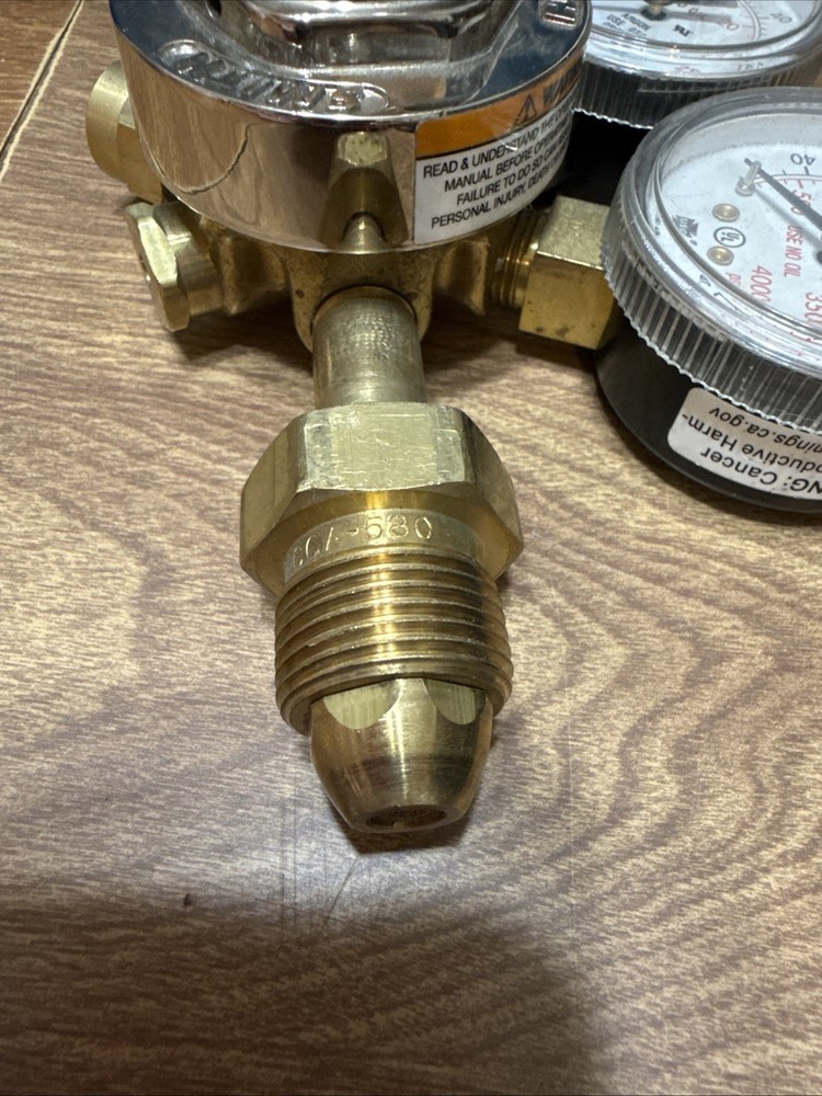 Miller Smith 31-50-580Argon Single Stage Flow Gauge Regulator