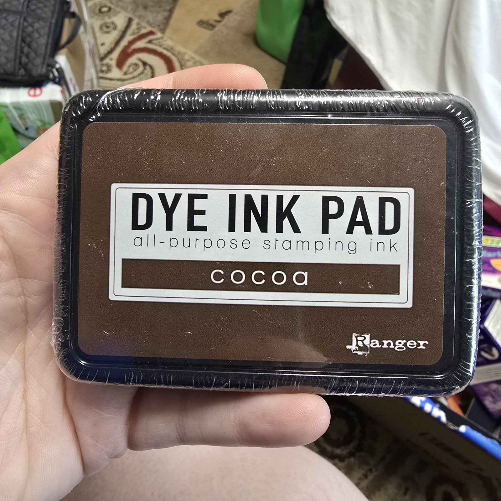 Ranger Dye Ink Pad Cocoa All Purpose Stamping Ink NIPS 2016 ASTM D-4236 NonToxic