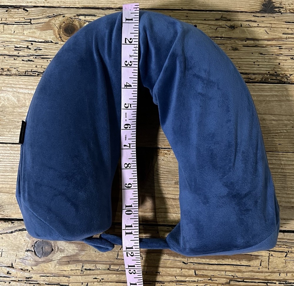 Brookstone Navy Blue Neck Pillow - NEW