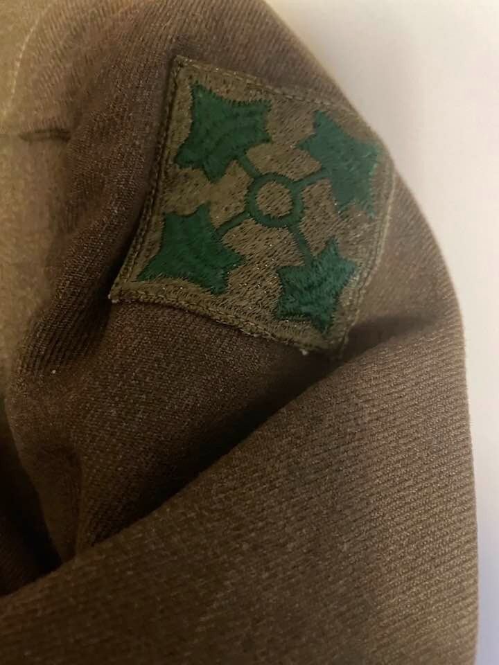 Original WW2 4th Infantry jacket and pants