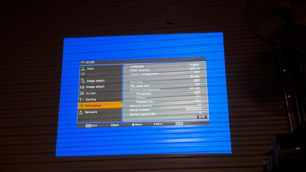 Panasonic PT-EX12KU LCD Projector