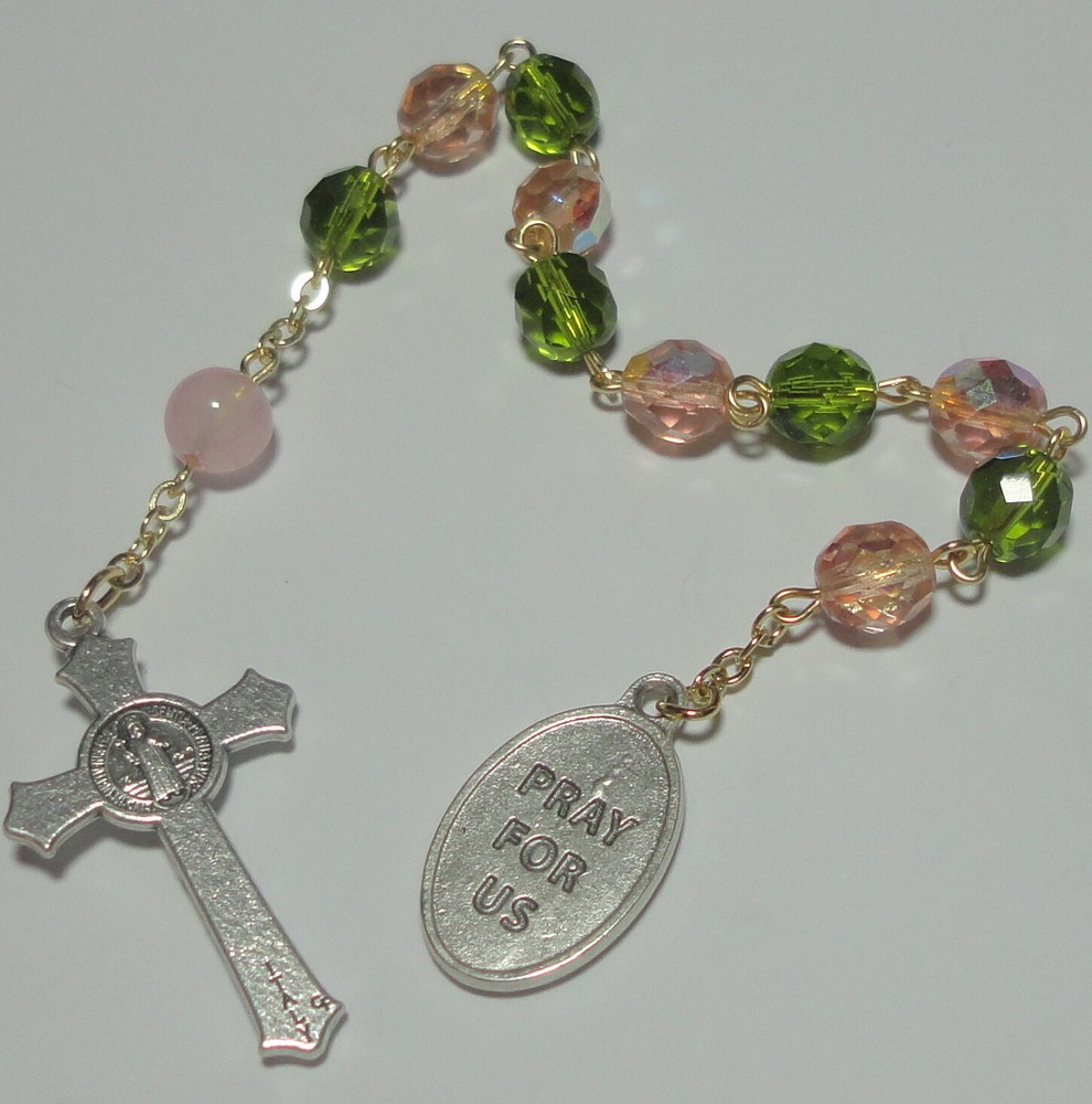 St Scholastica Single Decade Rosary - Convulsive Children, Storms & Education