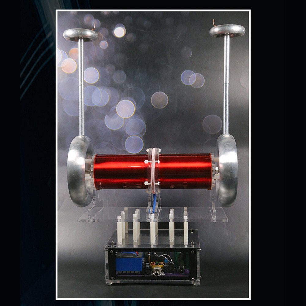 Music Tesla Coil Bipolar SSTC Type Artificial Lightning Electromagnetic Storm