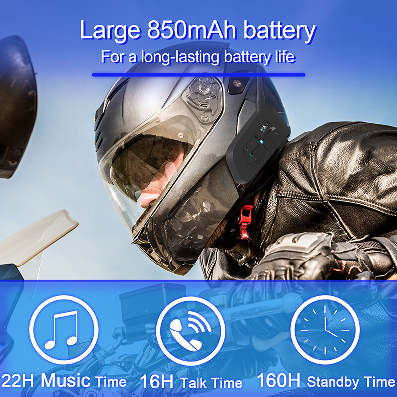 Motorcycle Helmet Bluetooth Headset Intercom Intercomunicador Moto Bluetooth