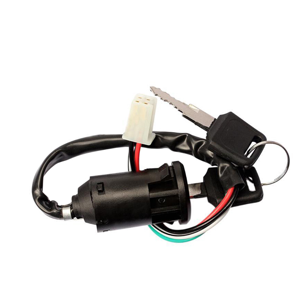 4 Wire Motorcycle Ignition Switch Key Set Motorcycle Entry Starter Electric Key