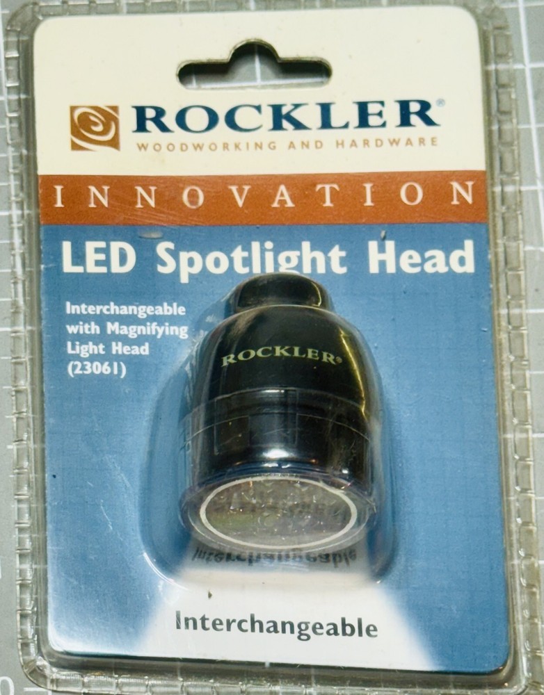 Rockler LED Spotlight Head Interchangeable Replacement 23061 Compatible NEW