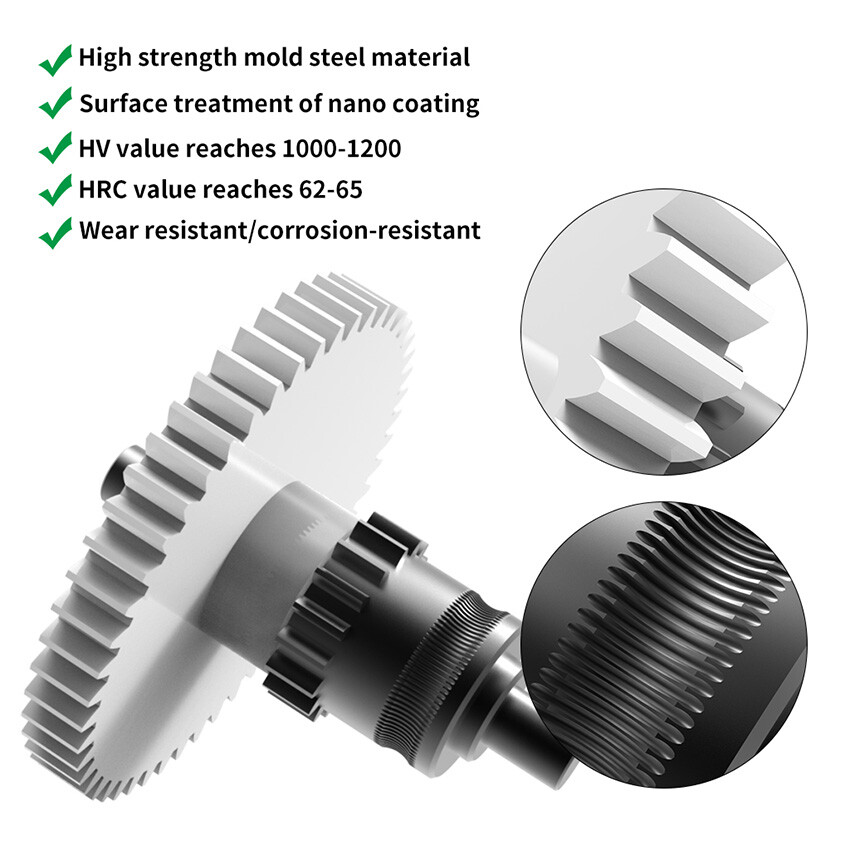 For Flashforge AD 5M Pro 3D Printer Extruder Nano-coated Gear Part Accessories