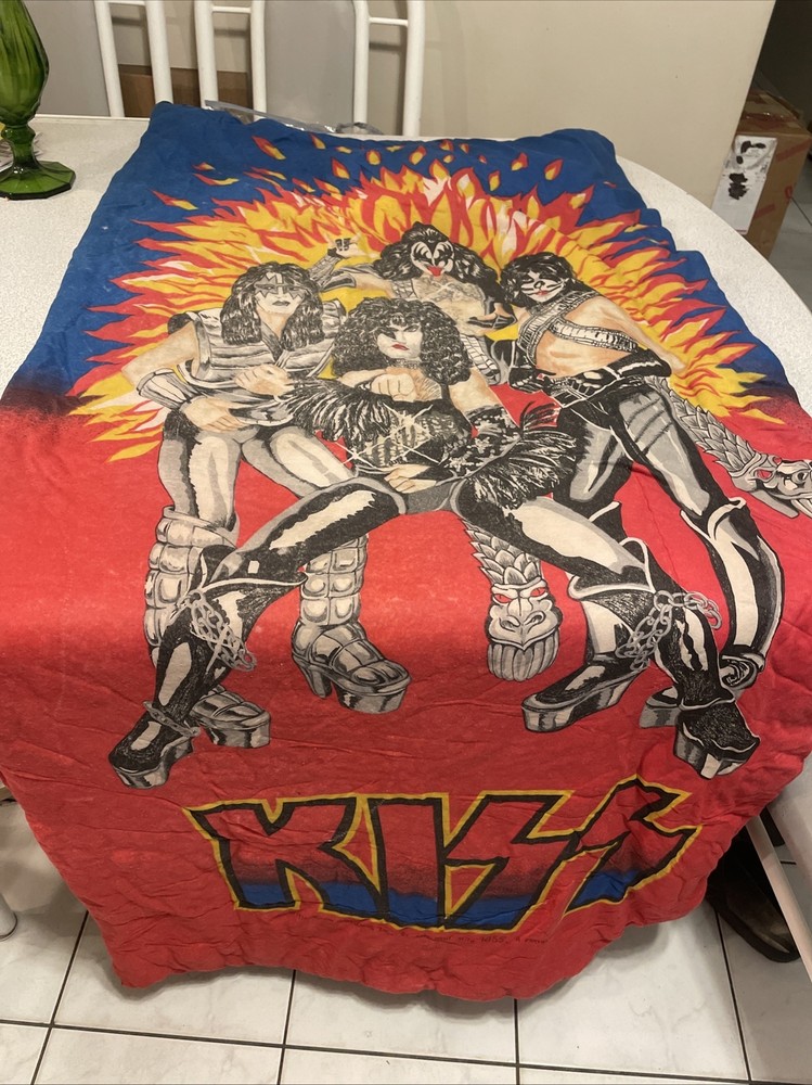 Kiss-Kiss 1978 AUCOIN VINTAGE ORIGINAL Sleeping Bag 👀