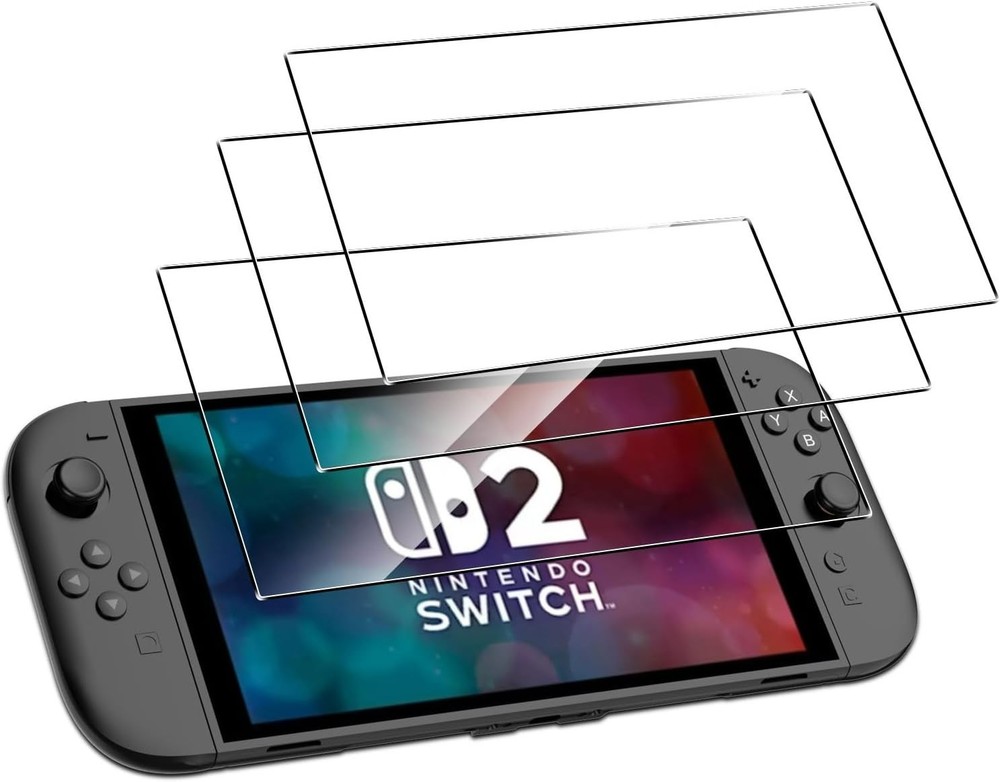 3-Pack Screen Protector Compatible with Nintendo（Switch 2） 2025 7.9 Inch Temp...