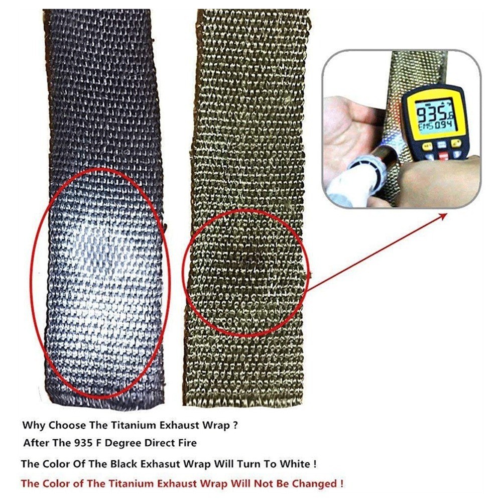 Fireproof Pipe Wrap Scalding Chimney Ribbon Stove Flue Protector with 23855
