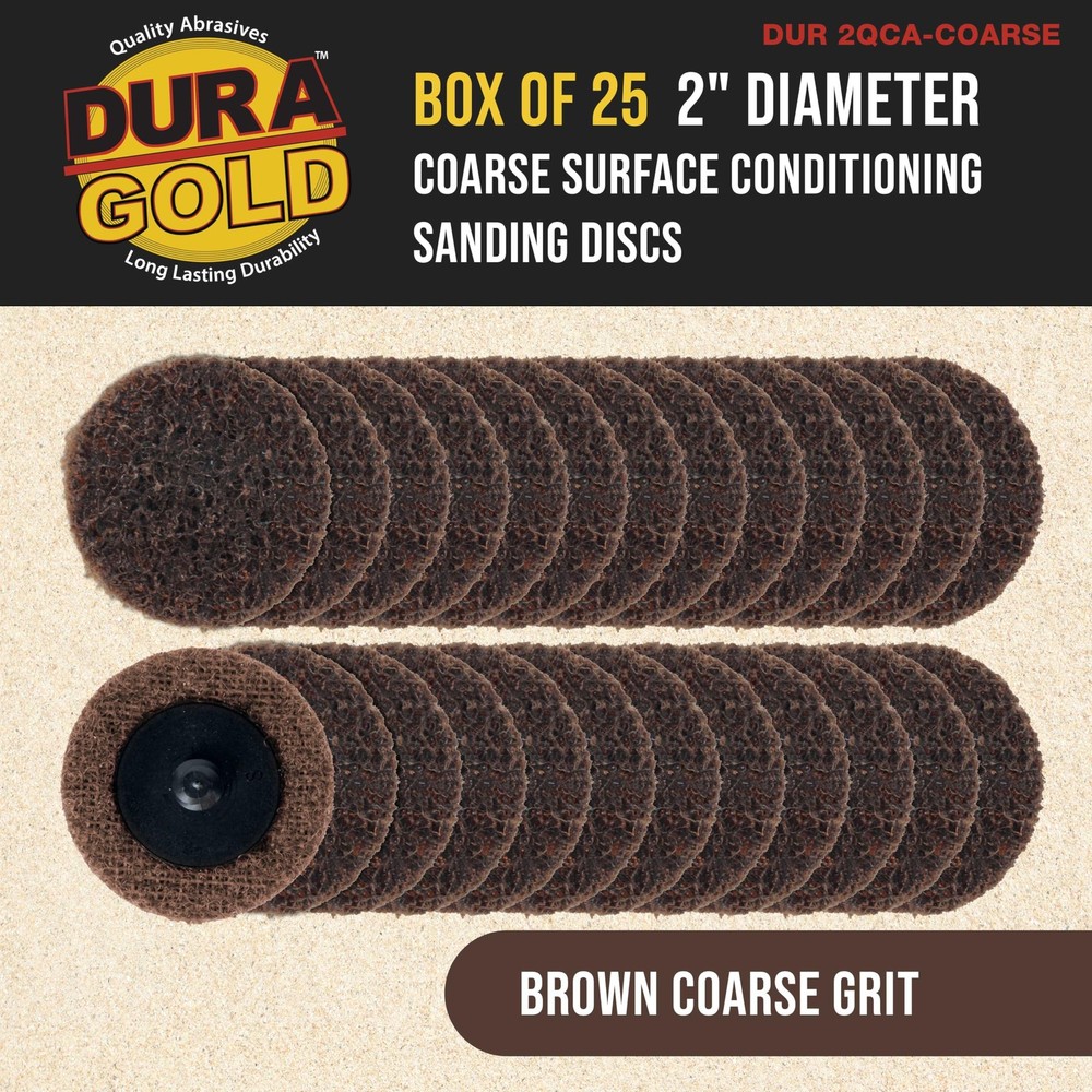 Conditioning Discs Bulk 2 Inch Diameter Brown Coarse hardware