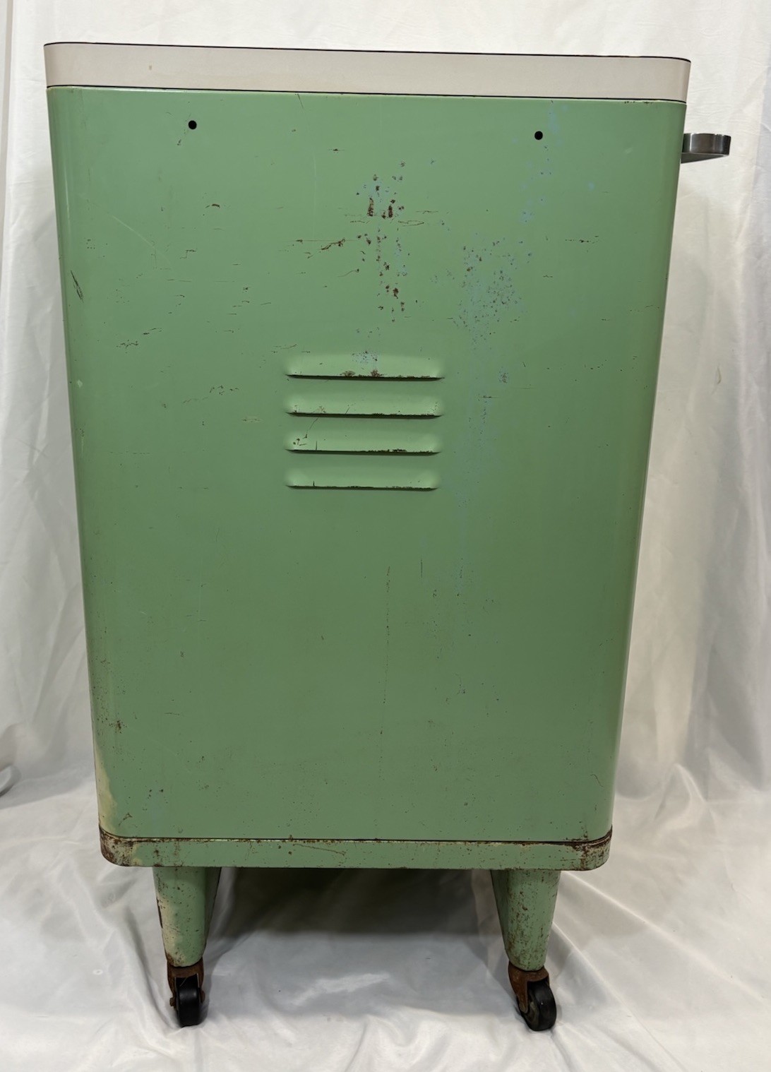 1940s Royal Metal Manufacturing Cabinet Nightstand Norman Bel Geddes Kem Weber