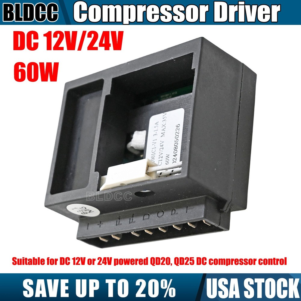 60W Vehicle Refrigerator ZY-CC60DC12/24V-B3 Variable Frequency Compressor Driver