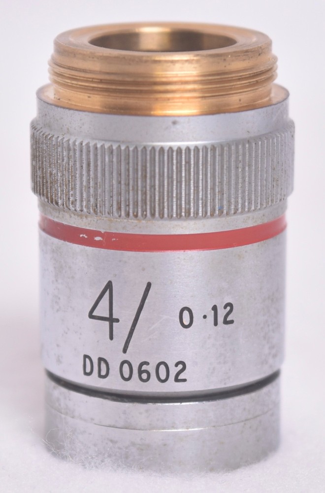 Vickers Microplan Objective Optics Microscope Lens 4/0-12 DD0602