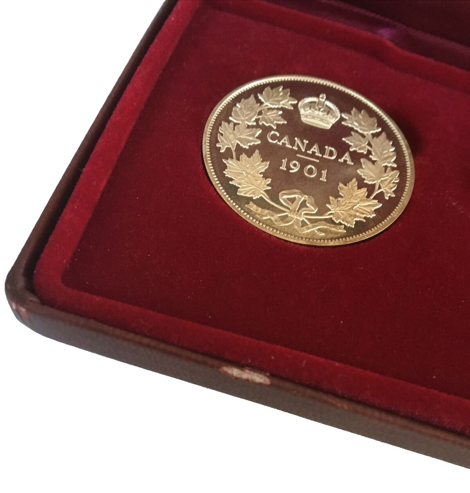 1901 Canada – Edward VII – Proof-Like Retro Pattern Coins – Original Case
