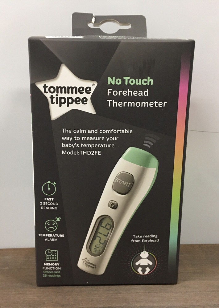 New Tommee Tippee No Touch Forehead Thermometer For Baby - Fast 2 Second Reading
