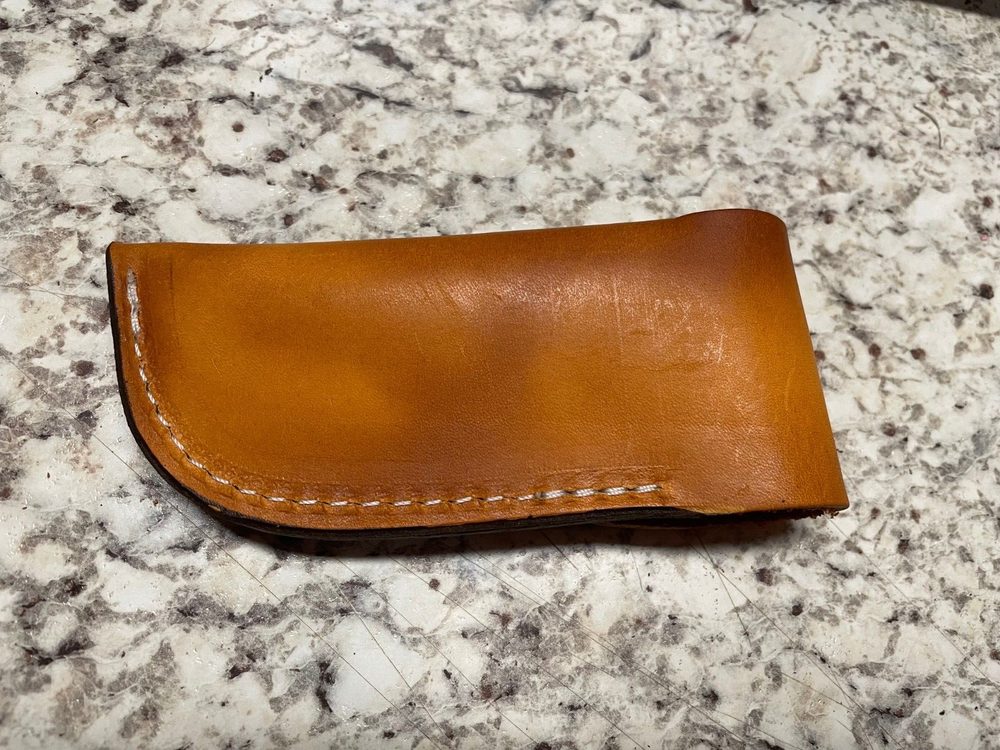 Custom Leathe Pocket Knife Sheath 1055