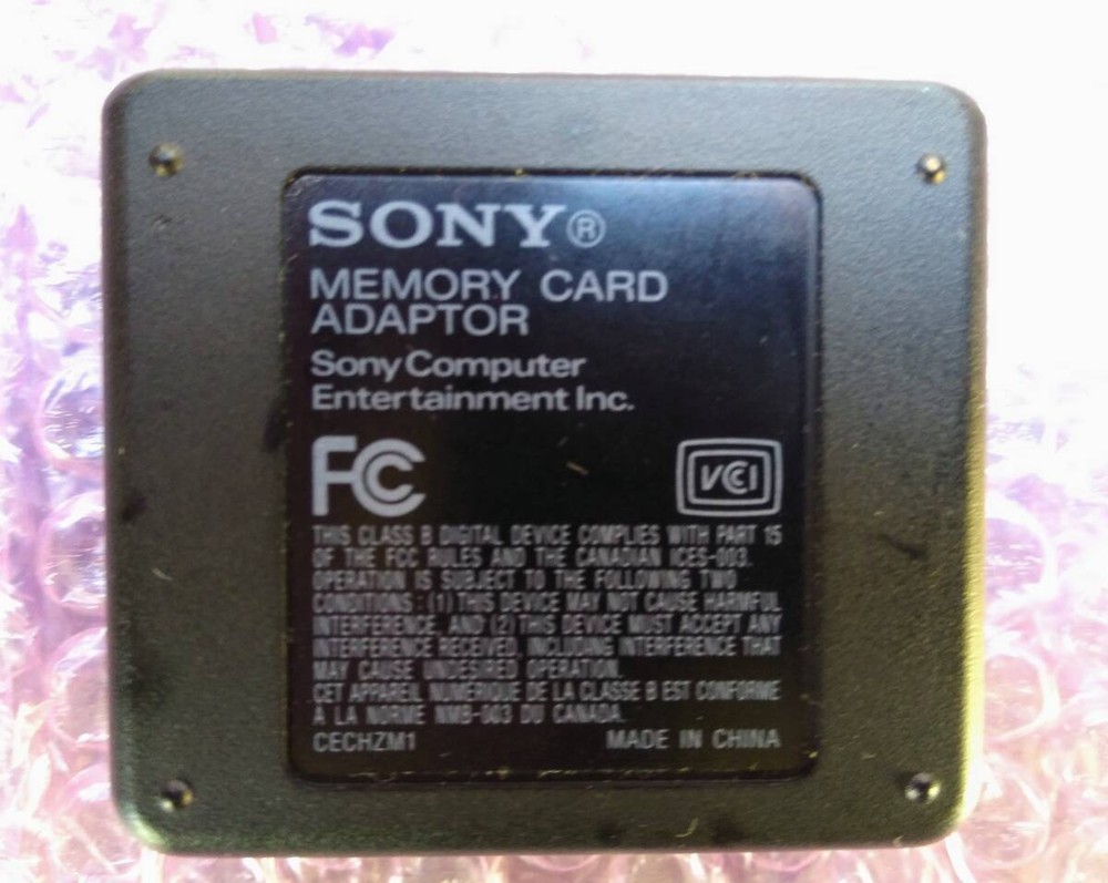[USED] Sony Playstation 3 Data Transfer Memory Card Adapter CECHZM1 PS3