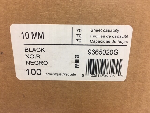 Coil spines 10mm 9665020G