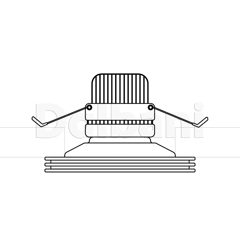 5W COB 6000K Recessed Bronze LED Downlight Spotlight