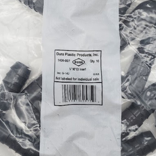 10 pack DURA Barbed Elbow 3/4"