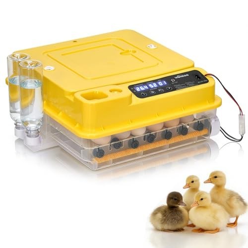 30 Egg Incubator with Humidity Display, Egg Candler, Automatic Egg Turner, for H