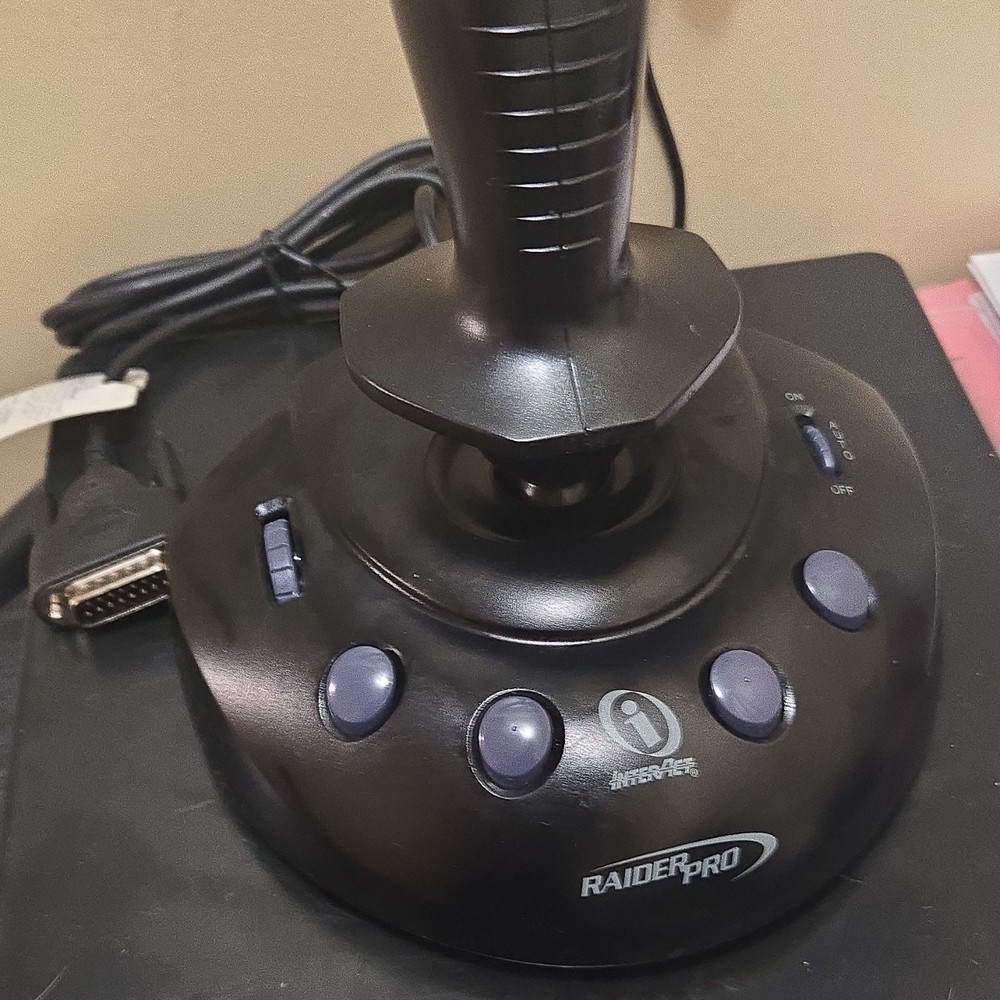 Interact RaiderPro P-210SM Wired Gameport Joystick Black PC Controller