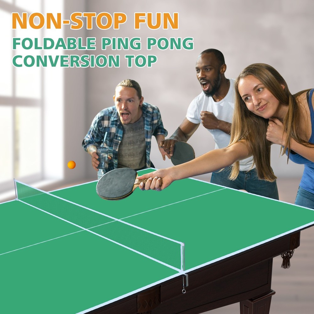Ping Pong Table Top for Billiard Table,Foldable&Portable Ping Pong Table Topper