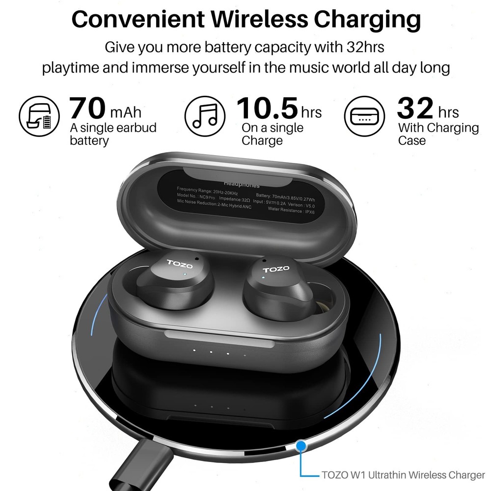 TOZO NC9 Pro Bluetooth Wireless Earbuds