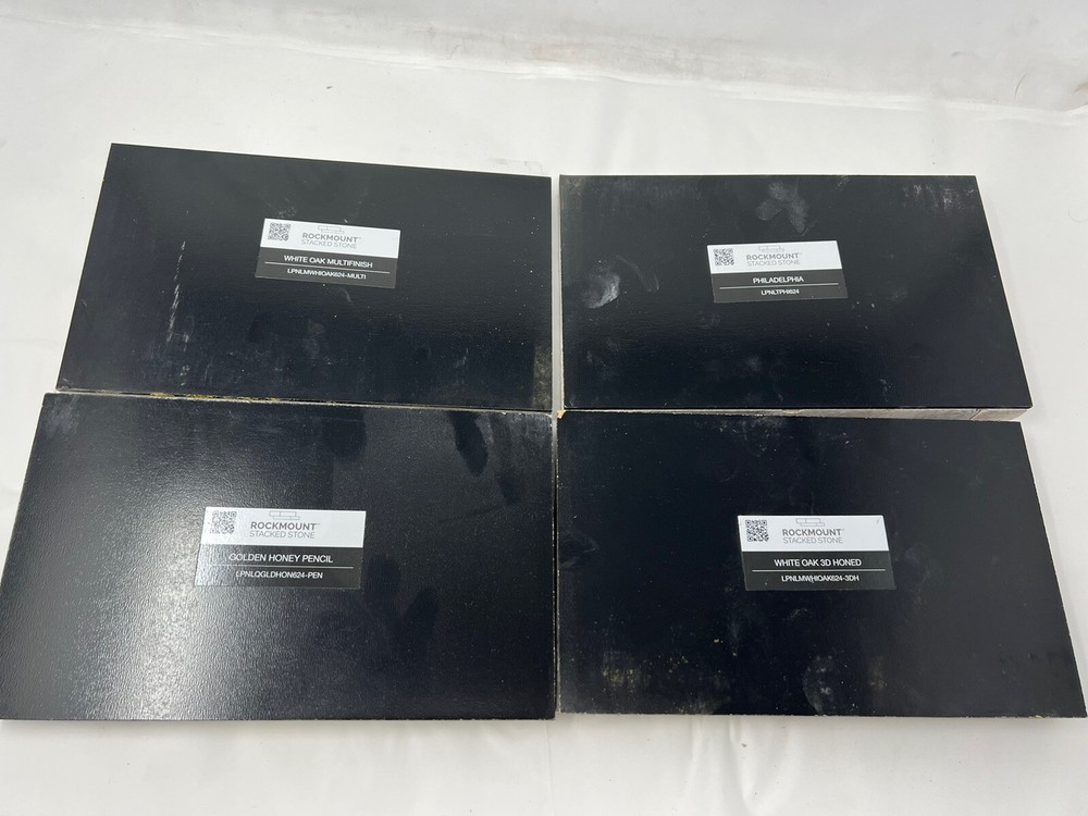 (13 Samples) 10" x 5" ROCKMOUNT STACKED STONE COLLECTION SAMPLE SET SEE COLORS!!