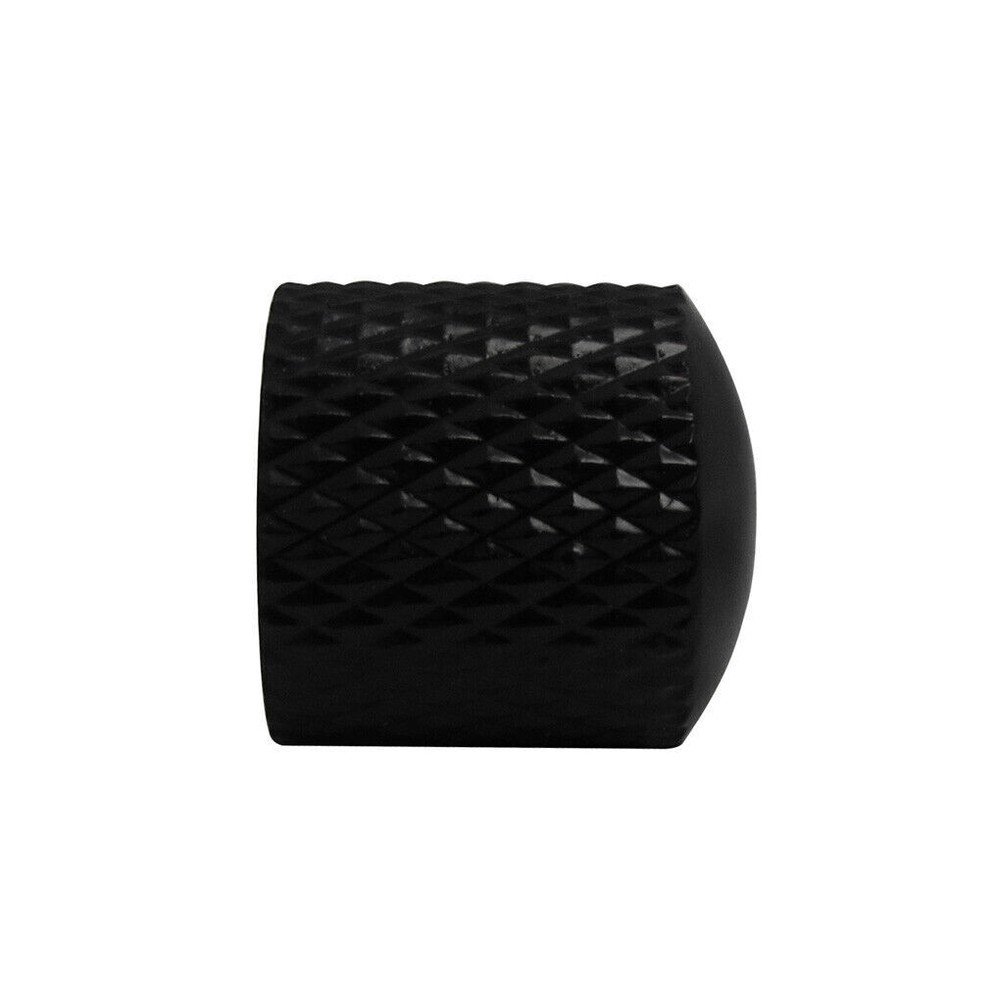 New 12pcs Black Guitar Bass Knobs Volume/Tone Control Dome Metal Knobs