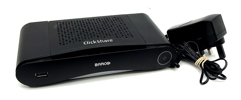 Barco ClickShare CS-100 Wireless Presentation System Black + Charger UK
