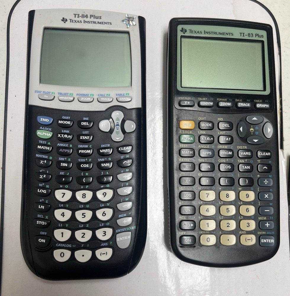 Texas Instruments TI-84 Plus & TI-83 Plus Graphing Calculator Working