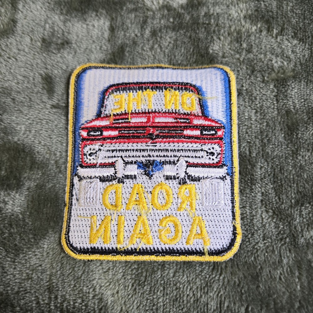 Pickup Truck On The Road Again Patch 3.5"×3"