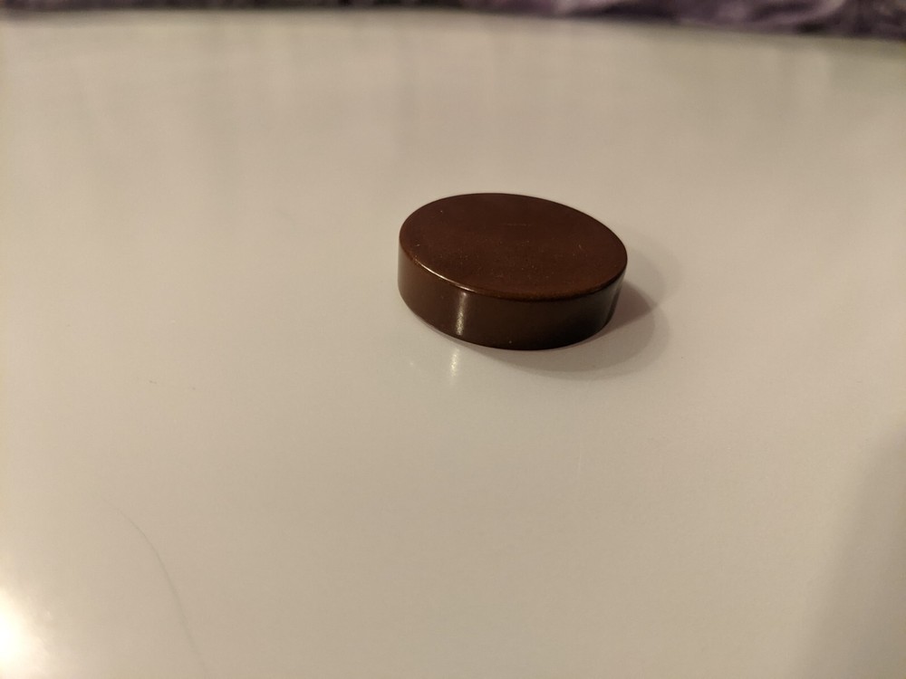 Vintage Backgammon Checker Chip Piece Brown (Only 1 Piece)