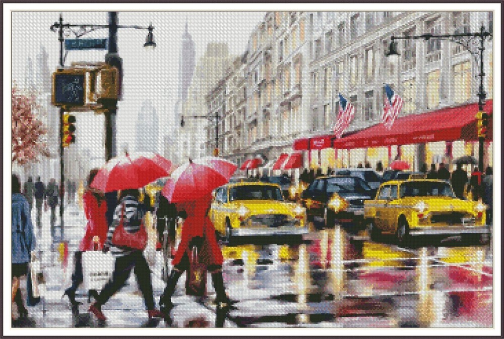 New York City 832 Chart Counted Cross Stitch Pattern Needlework