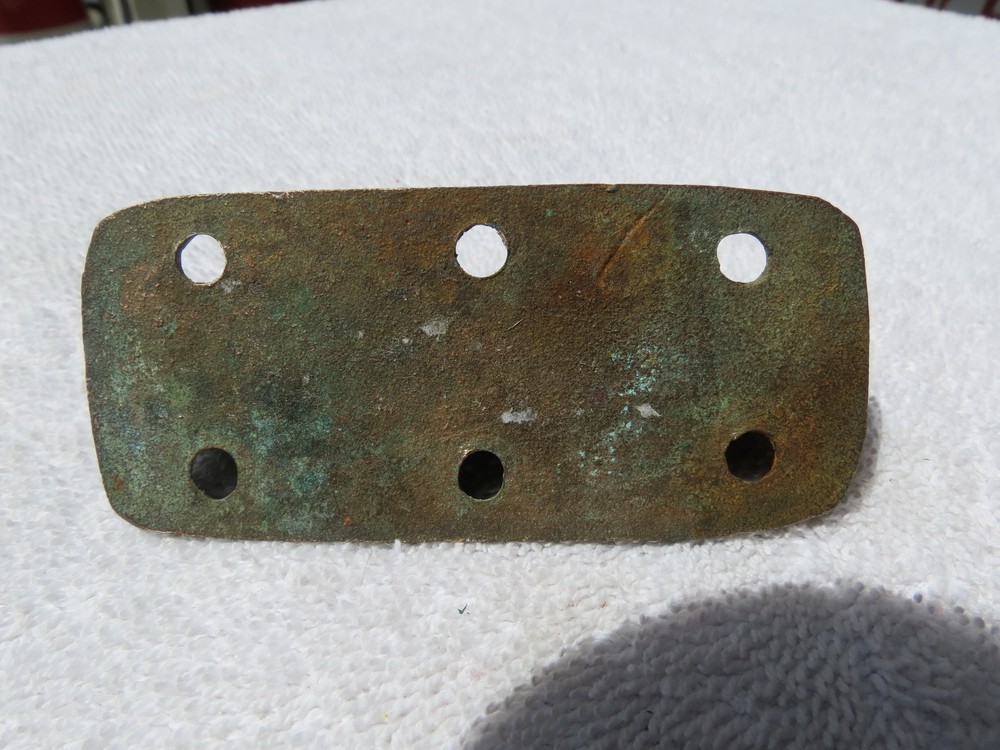 BRONZE STRAP ANCHOR MOUNT SAIL BOAT (C2.5C115)