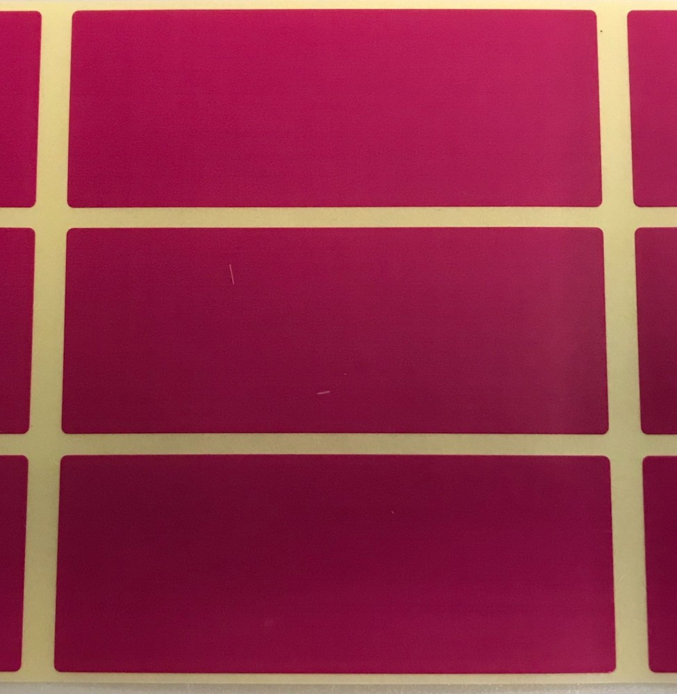 Large Purple 30 x 78mm Colour Code Rectangles - Box / File Stickers / Labels